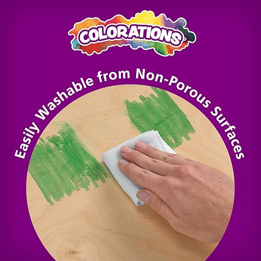 Colorations Chubby Markers, 16 Colors, Conical Tip, Coloring, Paper, Kids, Posters, Drawing, Bold Colors, Home, Classroom, School Supplies, Art Supplies, Craft Projects, Children, Gift