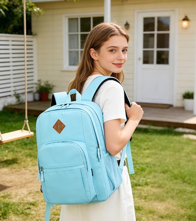abshoo Classical Basic Travel Backpack For School Water Resistant Bookbag | For School, For School