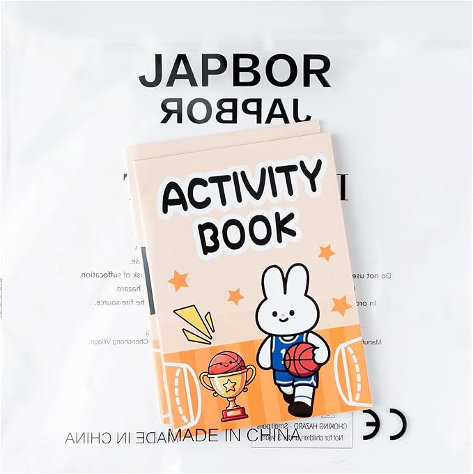 JAPBOR Basketball Activity Coloring Books - 24PCS Mini Basketball Theme Activities Color Book Bulk for Kid Party Favor, Animal Sport Small Colouring Page for Birthday Gifts Class Drawing Painting Game