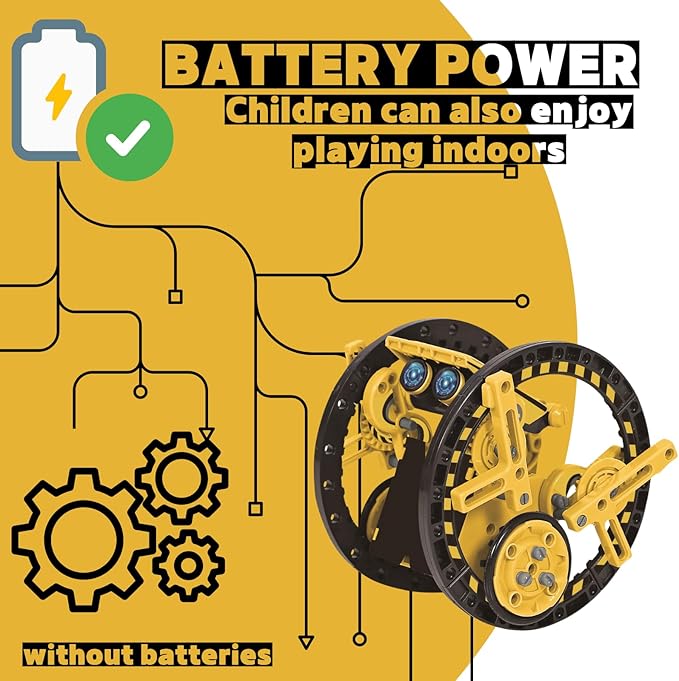12-in-1 STEM Solar Robot Kit, Solar Powered Science Building Toys for Boys Age 8-12, Educational Robotics Learning Experiment Set for Kids