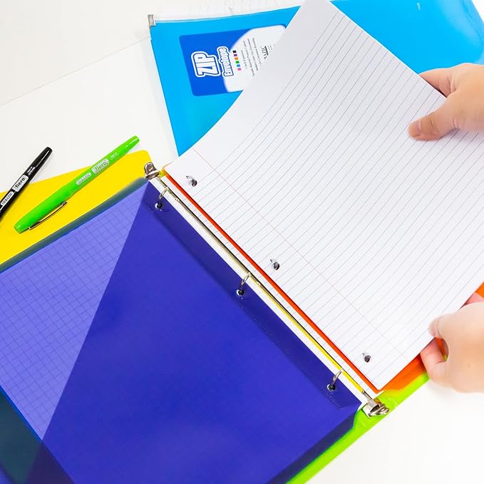 BAZIC Products College Ruled Filler Paper, 150 Sheets, 10.5" x 8", 6-Pack