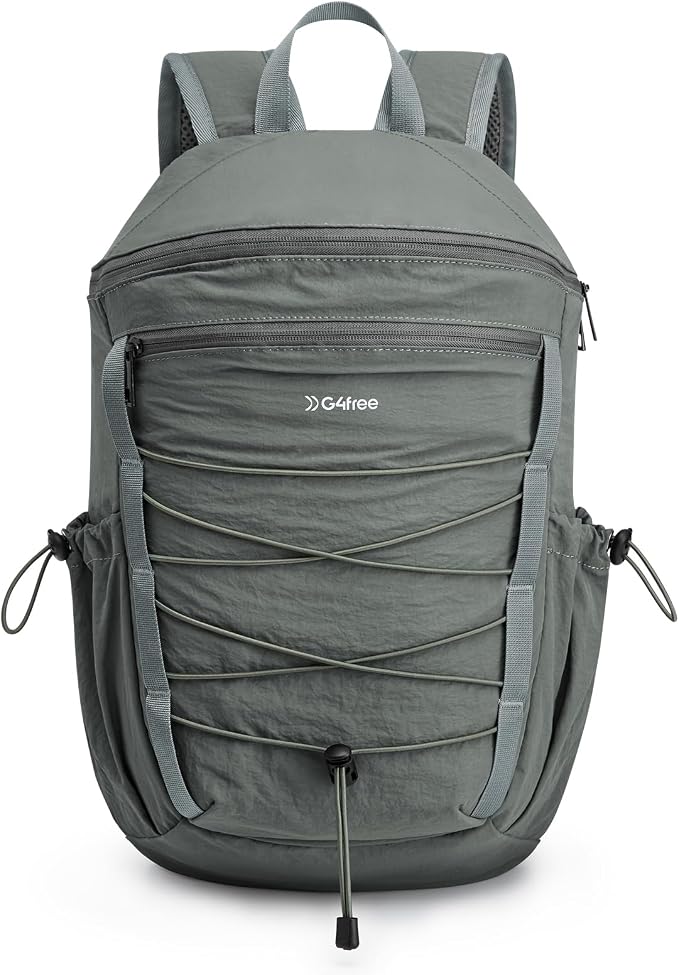 G4Free 20L Hiking Travel Backpack for Women Men | Lightweight Backpacks with Luggage Trolley Strap, Daypack for Outdoor Daily Camping