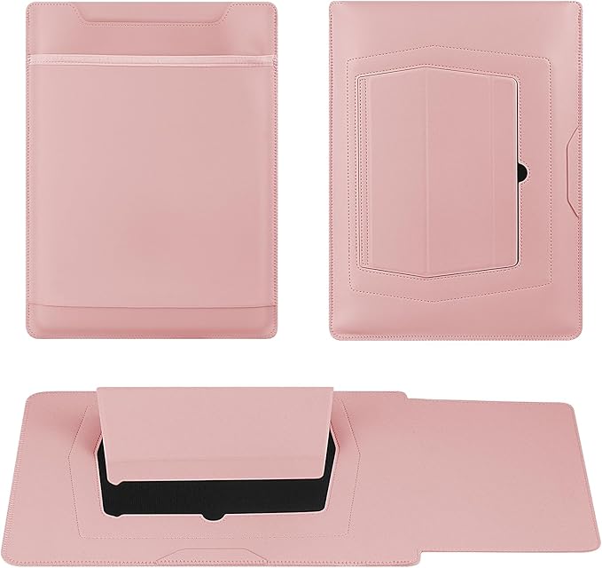 HoYiXi 13.6'' Laptop Sleeve Case Leather Bag with Stand Compatible with MacBook Pro 14/MacBook Air 13(M1 M2)/ASUS Vivobook 14/Dell XPS 13/ASUS Acer Matebook 13 14'' Laptop case,
