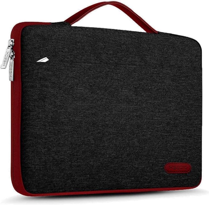 Hseok Laptop Sleeve 13-14 Inch Case Briefcase Compatible with MacBook Neo Pro 14 M5/M4/M3/M2/M1, All Models 13.3 Mac Air/Pro, XPS 13 14, Most Popular 13"-14" Notebooks,B03K02