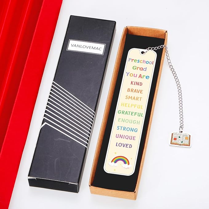Preschool Graduation Gift for Girls Boys, Pre K Graduation Bookmark Gifts for Kids, Kindergarten Graduations Gift for Preschoolers Son Daughter, Book Marks for Reading Kids, Prek Classroom Gift