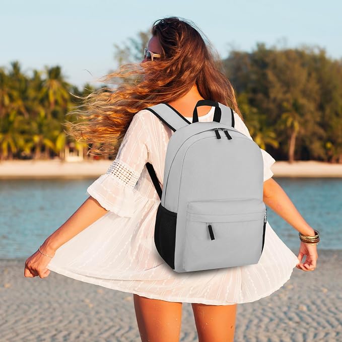 ZUBOND Unisex Backpack for School & Travel - Lightweight Laptop Backpack Fits 17.3 Inch Notebook, Water Bottle Pocket - Ideal for Teens, College Students, Adults