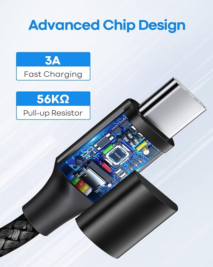 etguuds USB C to USB C Cable 1ft, 2-Pack 60W USBC to USBC Cord, Type C to C Charger Cable Fast Charging for iPhone 17 16 15 Pro Max Plus Air, Samsung Galaxy S25 S24 S23, for MacBook/iPad, Pixel