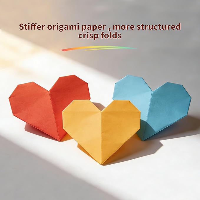 Origami Paper Double Sided Color - 200 Sheets - 20 Colors - 6 Inch Square Easy to Fold ,Perfect for Beginner,School,Kids,Fun DIY Arts & Crafts Handmade Projects