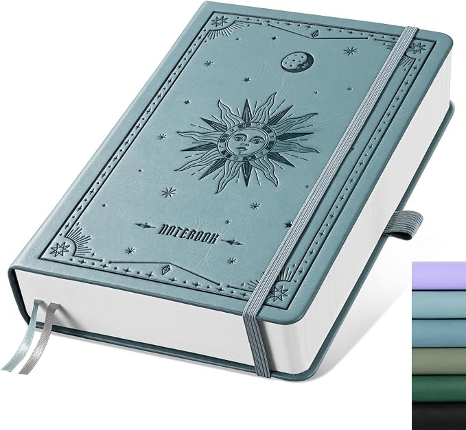 EMSHOI Blank Journal Notebook, 320 Pages, A5 Size (5.7'' x 8.3'')