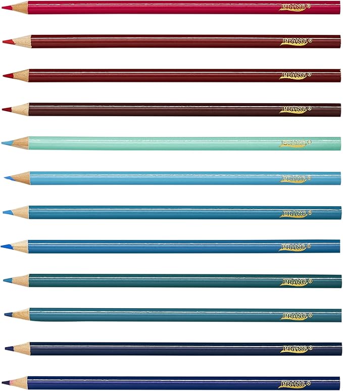 Prang Colored Pencil Sets, 3 Mm, 2b (#1), Assorted Lead/barrel Colors, 72/pack