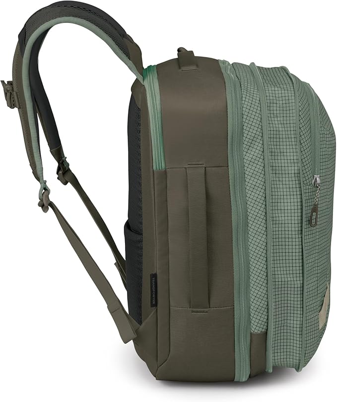 Osprey Transporter 26+6 Travel Pack - Expandable Personal Item Backpack with Laptop Sleeve - Lightweight Daypack, Pine Leaf Green
