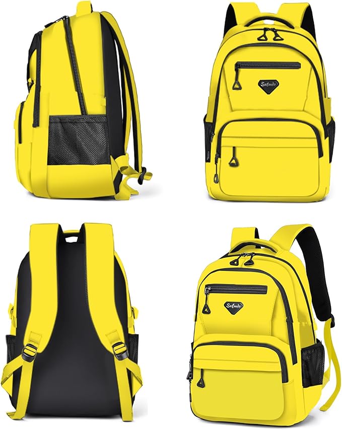 Casual Lightweight Backpacks for Boys & Girls, School Bookbags, 15 "Laptop Backpack, Travel Bag (202-slv)