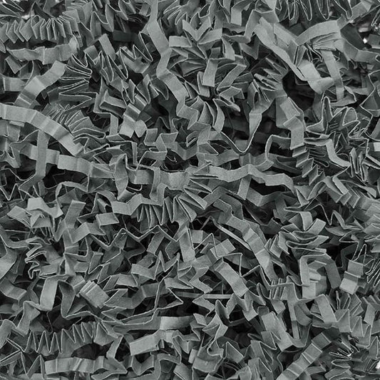 3LB Gray Crinkle Cut Paper Shred Filler, Paper Shreds for Basket Fillers, Birthday, Gift Wrapping, Anniversary, Wedding, Halloween, Thanksgiving, Christmas Gift Decor Party Filler