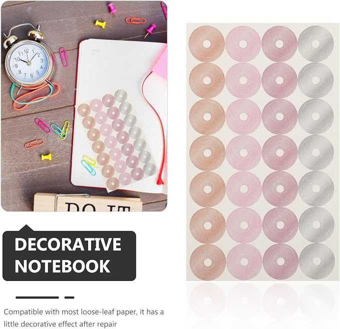 40 Sheets Adhesive Hole 40 Paper Reinforcement Stickers
