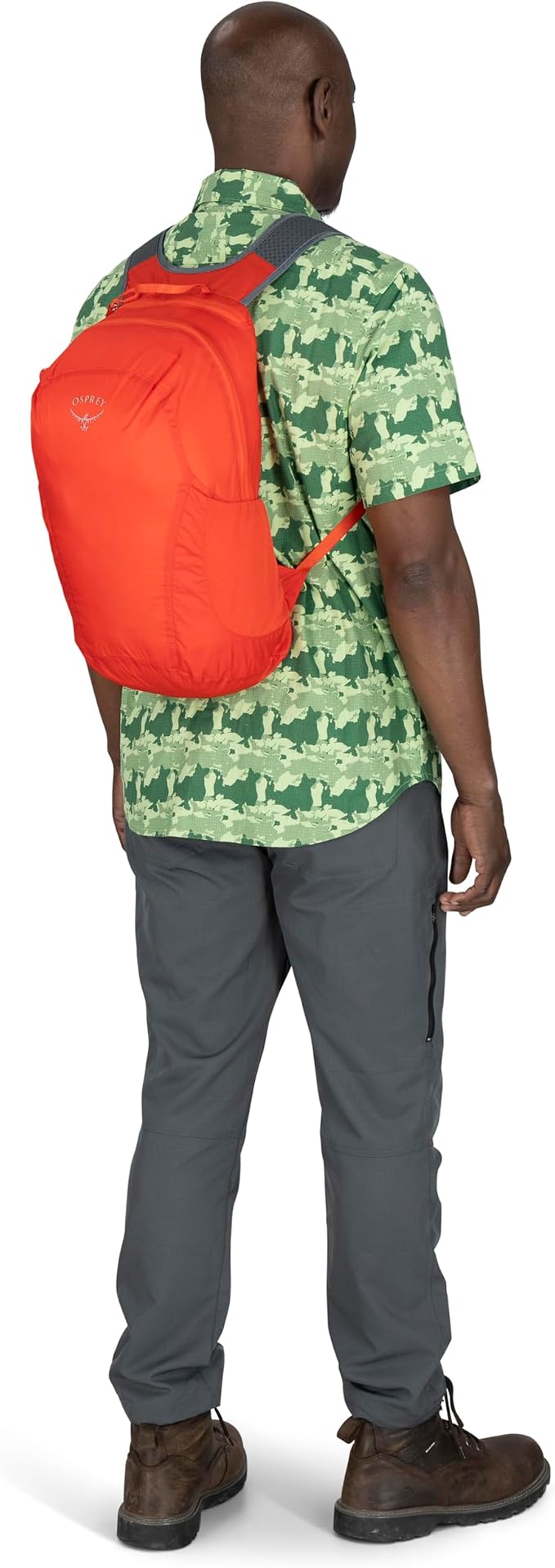 Osprey Ultralight Collapsible Stuff Pack, Green OS | travel organizer, packing cube, toiletry bag, carry on accessory, Green color, OS size