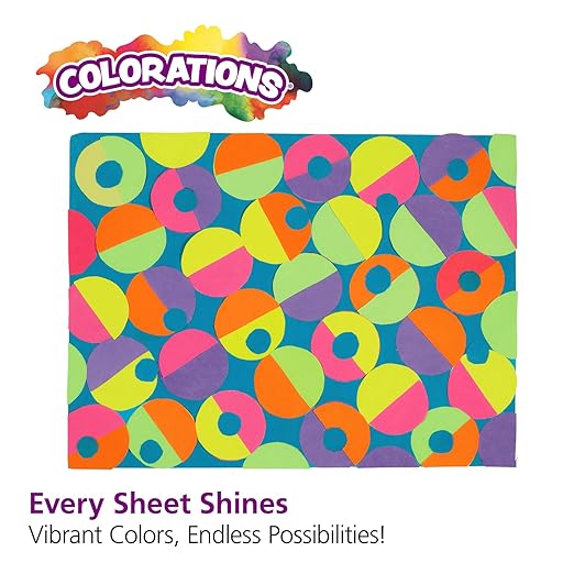 Colorations Neon Lightweight Craft Paper - 600 Sheets