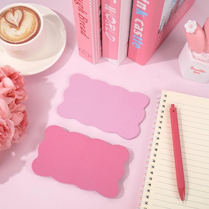 Whaline 150 Pack Pink Index Cards 3 x 5 Inch Colored Cardstock Flashcard 5 Colors Gradient Pink Blank Index Cards for Note-taking Studying Organizing School Office Supplies