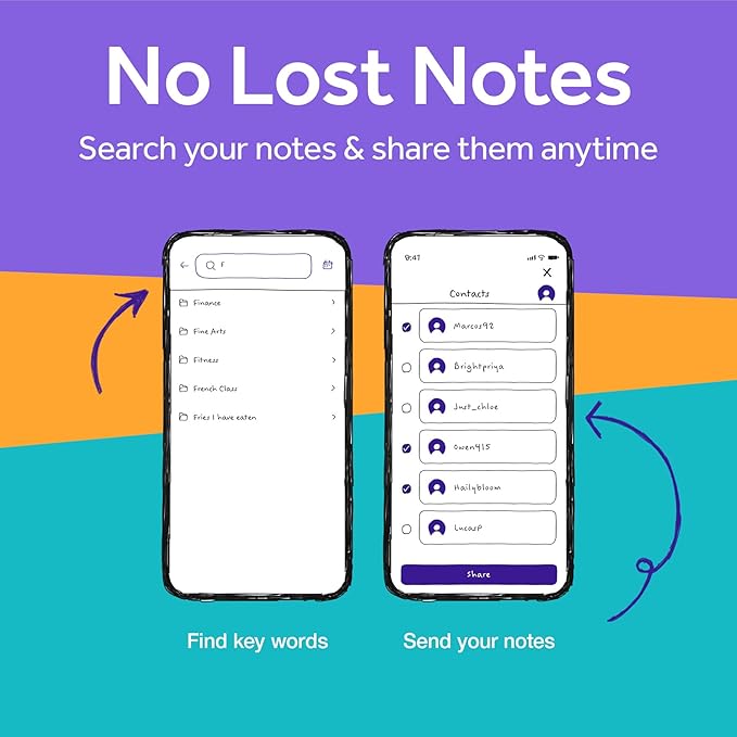 Oxford Loose Leaf Paper with Free Study App, 100 Sheets of College Ruled 8.5" x 11", 3 Hole Punched Notebook Paper, Ultra Smooth with No Ink Bleed-Through