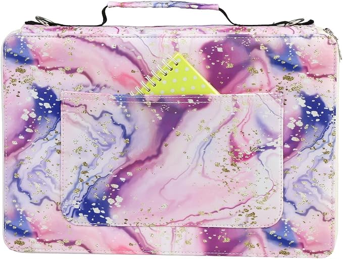 Portable Colored 384 Slots Pencil case Organizer with Printing Pattern for Watercolor Pens or Markers, Pencil Case Organizer for Artist