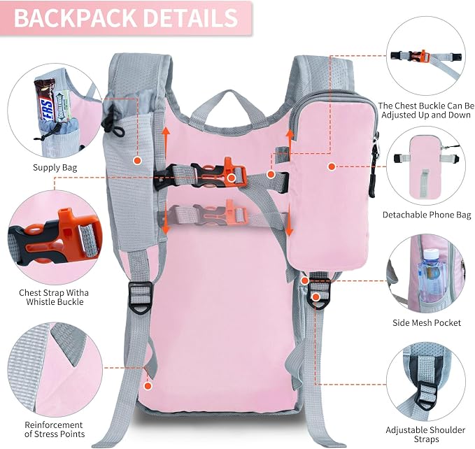 Small Hiking Backpack Packable Lightweight for Women Men | 10L/15L, Hiking Daypack, Foldable, Water Resistan, Ultralight, with Phone Pocket, Travel, Outdoor, Walking