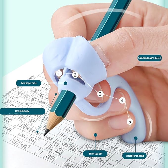 Pencils Grip for Handwriting for Toddler Preschoolers, Pencil Holder Grip Postures Correction Training Writing Aid Ergonomic Pencil Grippers Holder
