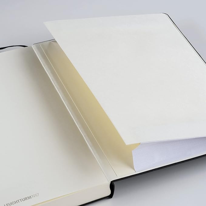 LEUCHTTURM1917 - Notebook Hardcover Medium A5-251 Numbered Pages for Writing and Journaling (Sage, Plain)