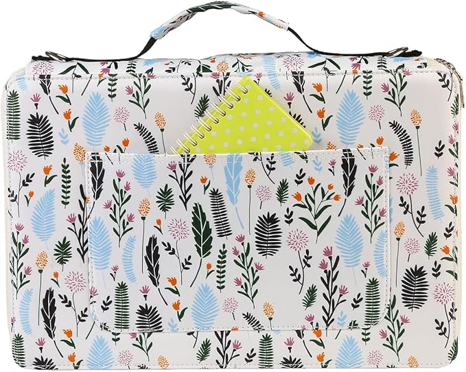 Portable Colored 384 Slots Pencil case Organizer with Printing Pattern for Watercolor Pens or Markers, Pencil Case Organizer for Artist