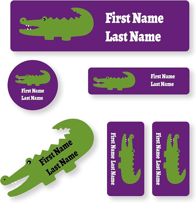 Personalized Daycare Name Labels for Kids (76 Labels) - Custom Durable Waterproof Name Stickers for Clothing Tags, Water Bottles, Lunch Boxes, and School Supplies - Dishwasher, Washer