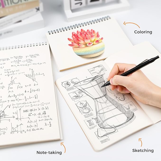 STAGEEK 21PCS Metal Mechanical Pencil Set, Art Lead Pencil 0.3, 0.5, 0.7, 0.9, 2mm Holder(HB 2H 2B 4B Color) with 10 Tubes Graphite Lead Refills Eraser with Case for Drafting Drawing Sketching