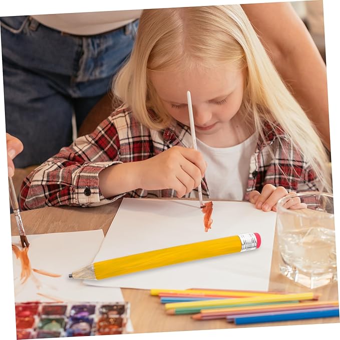 DOITOOL Fun Jumbo Pencil Large Aesthetic Writing Tool for Parties Crafts and Design for Art Projects