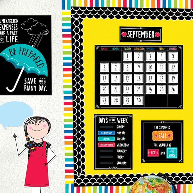 CTP Doodle Calendar Set for Classroom (Creative Teaching Press 10668)