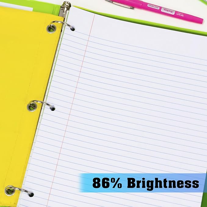 BAZIC Products College Ruled Filler Paper, 100 Sheets, Cs/36
