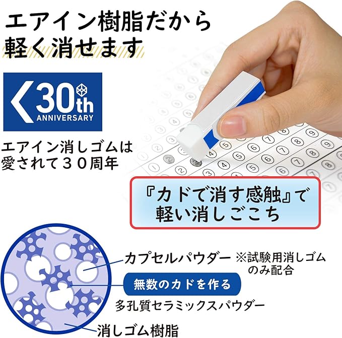 Plus 060ATFP 060ATFP 36-564 x 2 Eraser, Air in, Test & Mt. Fuji Set, Total of 4 Pieces