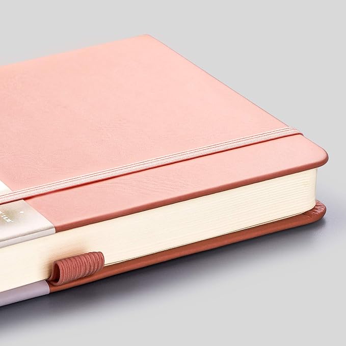 EMSHOI Dotted Journal Notebook, 256 Pages, A5 Size (5.7'' x 8.3'')