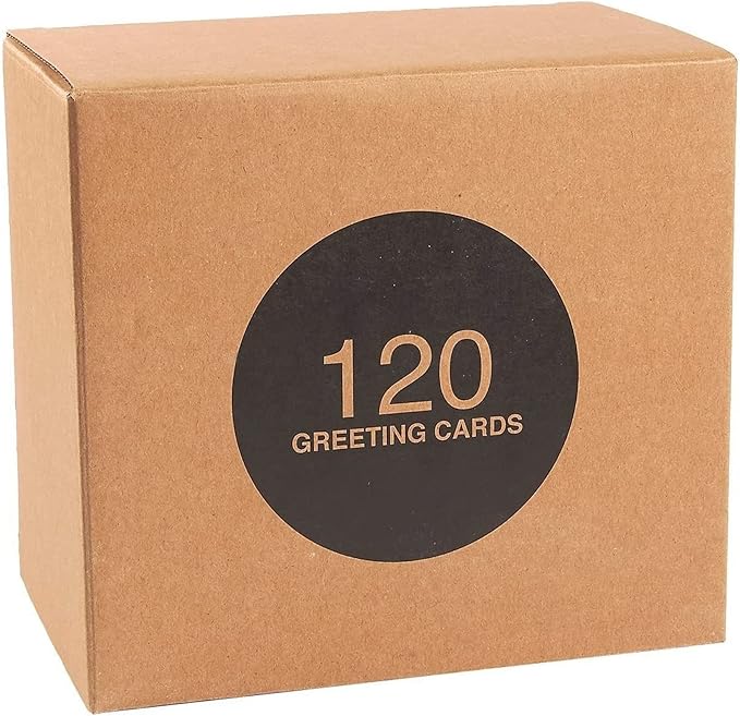 Best Paper Greetings Japanese Stationery Cherry Blossom Note Cards & Envelopes - 120 Pack, 4 x 6 in, 6 Floral Designs - Blank Cards & Envelopes for Thank You, Wedding & Business