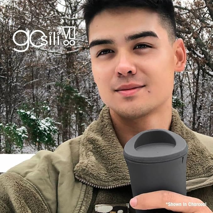 Printed Silicone Travel Mug - Confetti