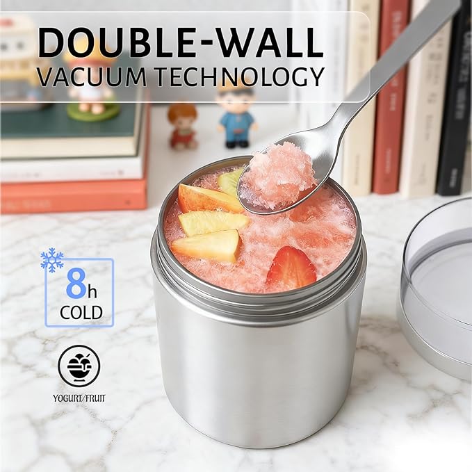 Stainless Steel Bento Box Set for Adult - 42oz Leak-Proof Lunch Box Containers with Thermo, Insulated Bag for Work Travel Dining Out