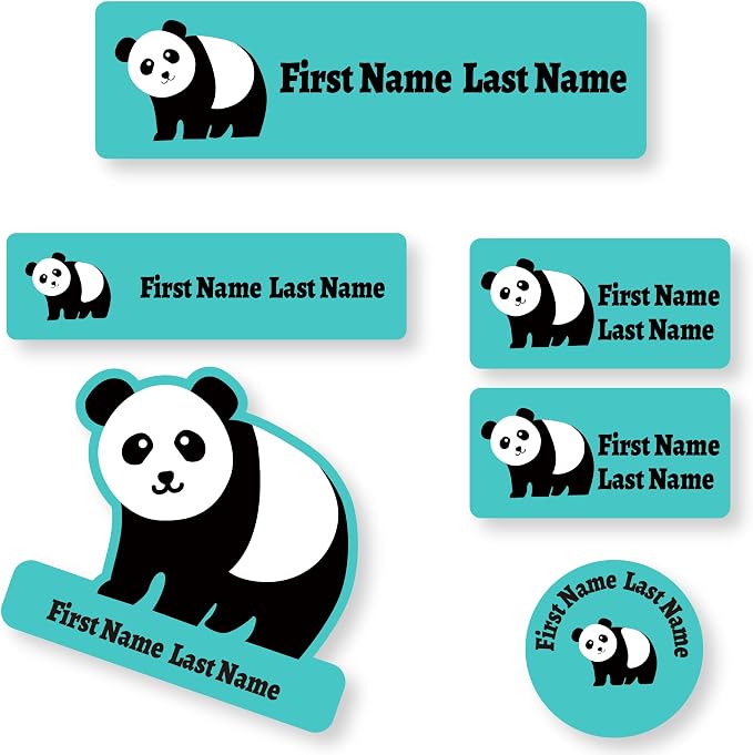 Personalized Daycare Name Labels for Kids (71 Labels) - Custom Durable Waterproof Name Stickers for Clothing Tags, Water Bottles, Lunch Boxes, and School Supplies - Dishwasher, Washer
