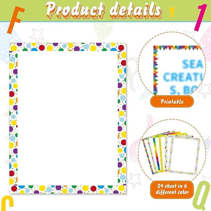 PerKoop 36 Sheets Science Fair Board Poster Boards Supplies 24 Self Adhesive Presentation Subtitles 4 Science Fair Project Titles 8 Personalized Letter Sticker for Classroom(Rainbow Color)