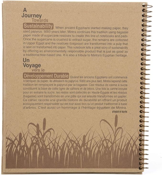 Mintra 100% Recycled Notebooks (Letter Size (8.5in x 11in), Design Set 3pk)