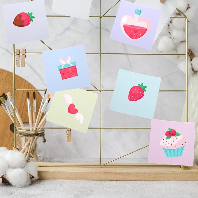 24 Pcs Reusable Dry Erase Sticky Notes 3"x 3" Whiteboard Labels Peel & Stick Dry Erase Colorful Labels and 2 Black Marker for Office Classroom Home Notes Lists Reminders Planning Teach(Bright Color)