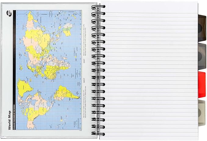 Pukka Pad 5 Subject Spiral Notebook 12-Pack - 200 Pages, 100 Sheets of 80GSM Paper with Repositionable Dividers & Perforated Edges for School & Office Planning & Organization - B5-7 X 10, Metallic