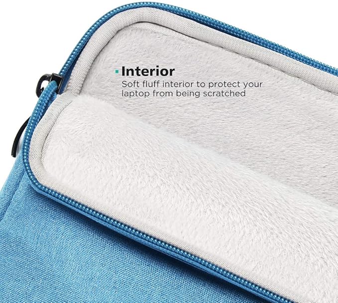 NIDOO 12" 13 inch Laptop Sleeve Case for 12.9" iPad Pro M1 M2 / 13" 13.6" MacBook Air/Surface Pro 7 8 9 X / 11.5" Lenovo Tab P11 Pro Tablet/ThinkPad Z13 / 13.4" Dell XPS 13 Plus/Galaxy Blue