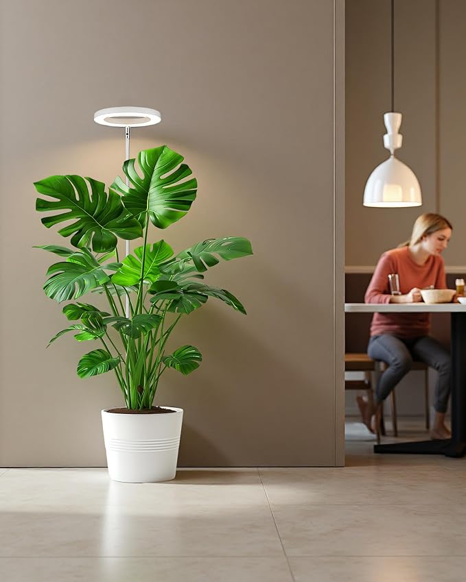Plant Grow Light,yadoker LED Growing Light Full Spectrum for Indoor Plants,Height Adjustable, Automatic Timer, 5V Low Safe Voltage,Idea for Large Plant Light, 2 Pack