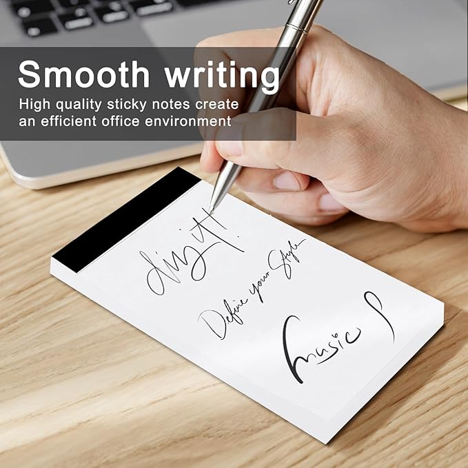 amassan 9 Pack 2.4 X 4 Inch Note Pad, Small Notepads For Work Grocery List Mini Notepad 60 Sheets Each