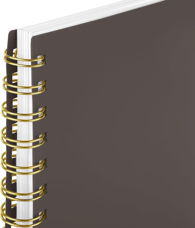Mead Planner 2026-2027 Weekly & Monthly Academic 15-Month April-June, 8.5" x 11", Ground Coffee (CAW62004) (Pack of 12)
