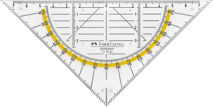 Faber Castell 177091 Small 14 cm Triangle with Handle