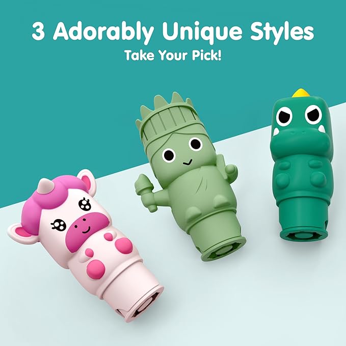 iPlay, iLearn Kid Dinosaur Sticker Stamp Set - 400+ Stickers 18-Page Activity Book, Toddler Creative Mess-Free Art Craft Educational Travel Toy, Birthday Easter Basket Gifts 3 4 5 6 Year Old Girl Boy