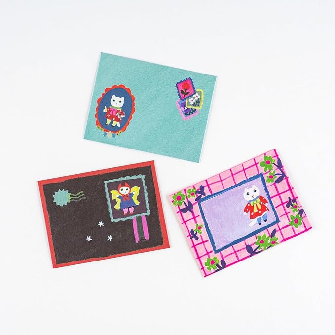 Hobonichi Techo Accessories – Yumi Kitagishi: White Cat’s Mini Letter Set