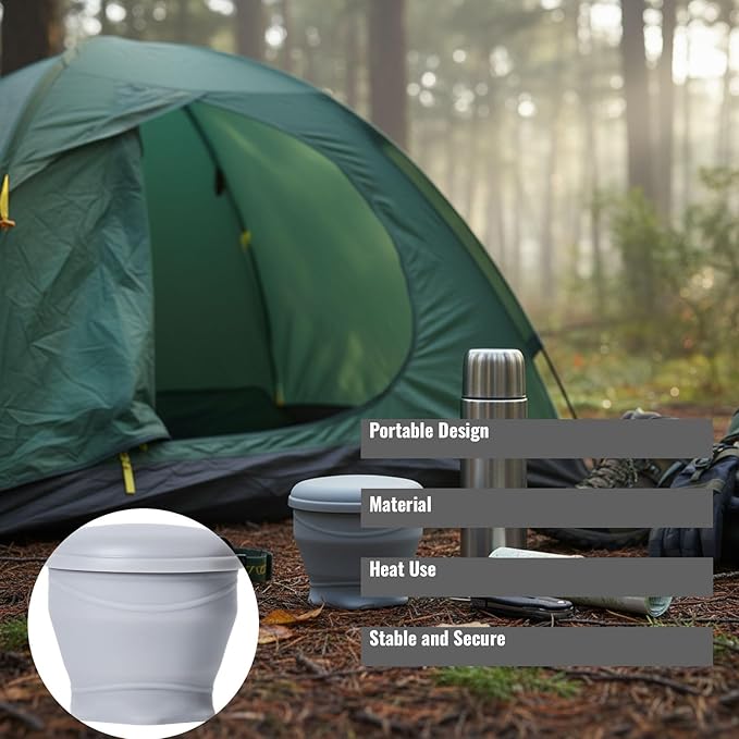 Foldable Silicone Cup Reusable foldable Travel Mug Compact Portable Camping Cup for Outdoor Enthusiasts and Travelers